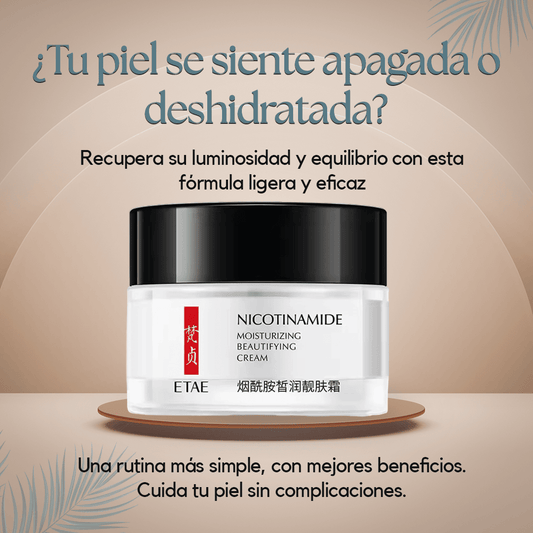 Crema Facial Niacinamida.Suaviza, hidrata y mejora la textura de tu piel